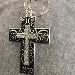 Cross necklace charm/keychain